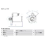 Starter BOSCH 0 986 025 660 IC-D8F5D0