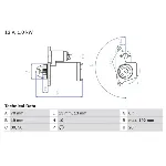 Starter BOSCH 0 986 025 690 IC-E3AAFE