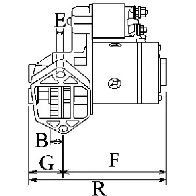 Starter CARGO CAR110634 IC-G0WEX7