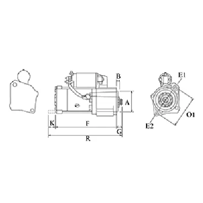 Starter CARGO CAR114232 IC-G0W89X