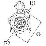Starter CARGO CAR116440 IC-G0WGSL