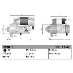 Starter DENSO DSN1211 IC-D63F36