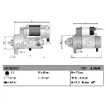 Starter DENSO DSN2007 IC-F649EF