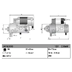 Starter DENSO DSN2060 IC-F64A1A