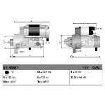 Starter DENSO DSN3017 IC-G0SPHP