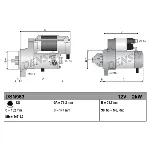 Starter DENSO DSN963 IC-C40A7D