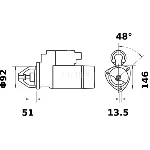 Starter LETRIKA MS 117 IC-DC155C