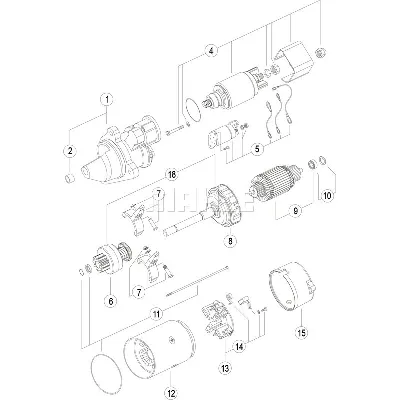 Starter LETRIKA MS 130 IC-DC1560