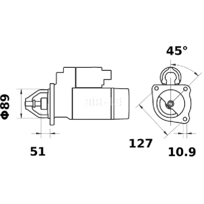 Starter LETRIKA MS 175 IC-DC157D