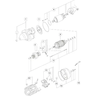 Starter LETRIKA MS 185 IC-DC1585