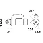 Starter LETRIKA MS 190 IC-DC1589