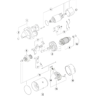 Starter LETRIKA MS 235 IC-DC15AA