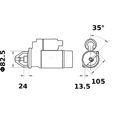 Starter LETRIKA MS 274 IC-DC15CA