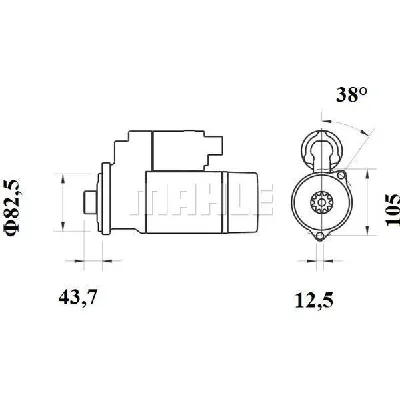 Starter LETRIKA MS 432 IC-DC1659