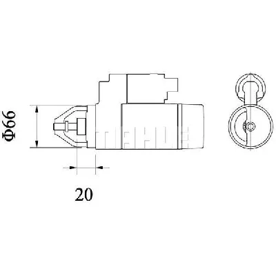 Starter LETRIKA MS 436 IC-DC165C