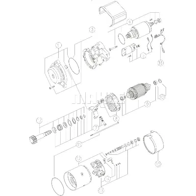 Starter LETRIKA MS 452 IC-DC166A