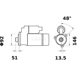 Starter LETRIKA MS 64 IC-DC16DC