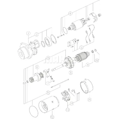 Starter LETRIKA MS 64 IC-DC16DC