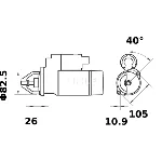 Starter LETRIKA MS 67 IC-DC16F0