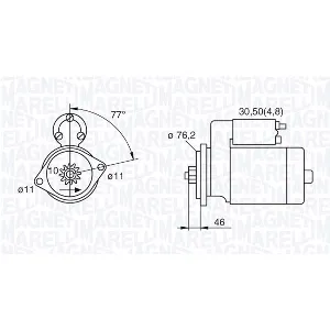 Starter MAGNETI MARELLI 063521230160 IC-B8606B