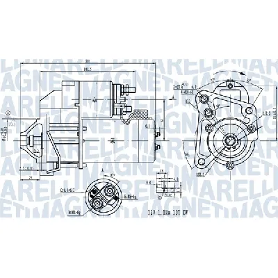 Starter MAGNETI MARELLI 063720681010 IC-G0R5DE