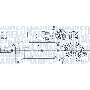 Starter MAGNETI MARELLI 063721114010 IC-G0R5DI