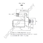 Starter PRESTOLITE ELECTRIC PE 20513065 IC-C6B705