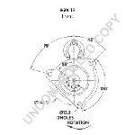 Starter PRESTOLITE ELECTRIC PE 860618 IC-C6B841