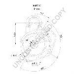 Starter PRESTOLITE ELECTRIC PE 860716 IC-C67B19