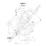 Starter PRESTOLITE ELECTRIC PE 860813 IC-C67B40