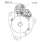 Starter PRESTOLITE ELECTRIC PE 861035 IC-C6B285