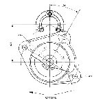 Starter PRESTOLITE ELECTRIC PE 861036 IC-C6B286