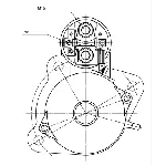 Starter PRESTOLITE ELECTRIC PE 861036 IC-C6B286