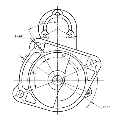 Starter PRESTOLITE ELECTRIC PE 861037 IC-C4E9D1