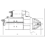 Starter PRESTOLITE ELECTRIC PE 861038 IC-C6B287