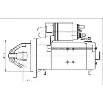 Starter PRESTOLITE ELECTRIC PE 861040 IC-C6B288