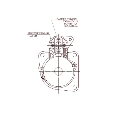 Starter PRESTOLITE ELECTRIC PE 861049 IC-G0T9S2