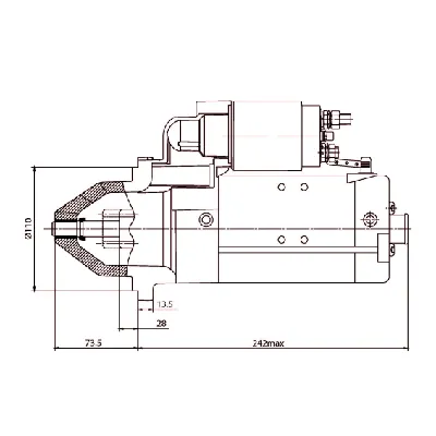 Starter PRESTOLITE ELECTRIC PE 861049 IC-G0T9S2