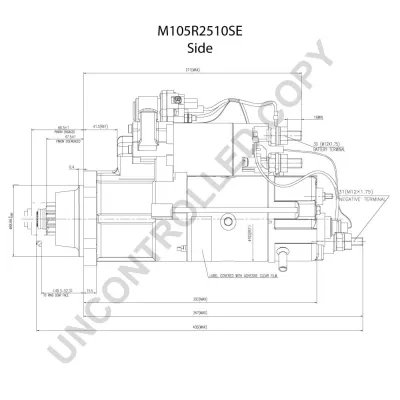 Starter PRESTOLITE ELECTRIC PE M105R2510SE IC-C6B9EC