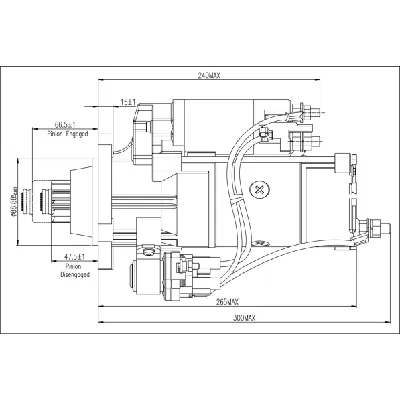 Starter PRESTOLITE ELECTRIC PE M90R3538SE-V IC-G0QF6U