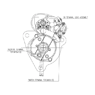 Starter PRESTOLITE ELECTRIC PE M90R3547SE-V IC-F80924