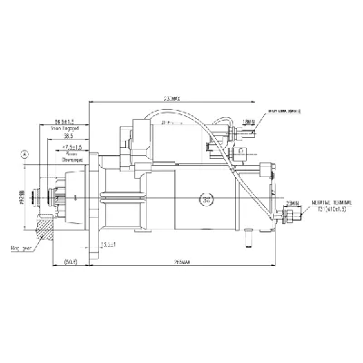 Starter PRESTOLITE ELECTRIC PE M90R3547SE-V IC-F80924