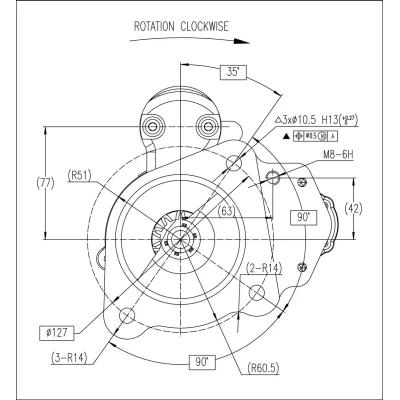 Starter PRESTOLITE ELECTRIC PE M93R3059SE IC-C6B449