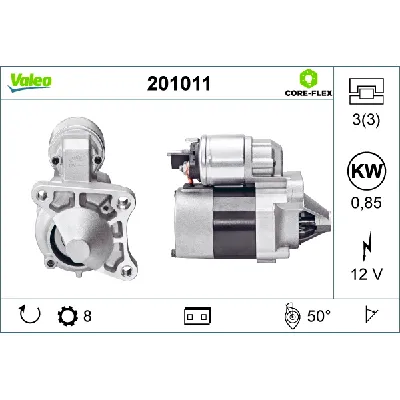 Starter VALEO VAL201011 IC-G0OLHX
