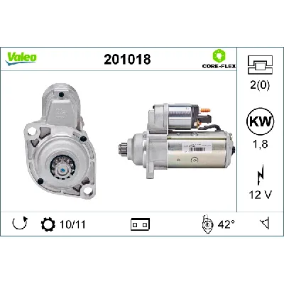 Starter VALEO VAL201018 IC-G0OLI4