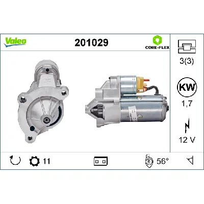 Starter VALEO VAL201029 IC-G0OLIF