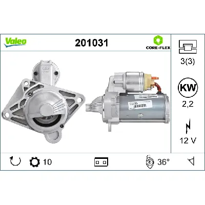 Starter VALEO VAL201031 IC-G0OLIH