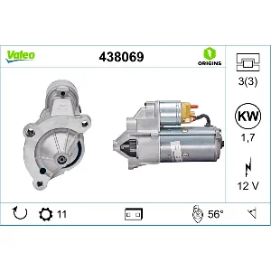 Starter VALEO VAL438069 IC-C114D3