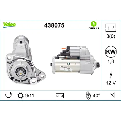 Starter VALEO VAL438075 IC-C114C2