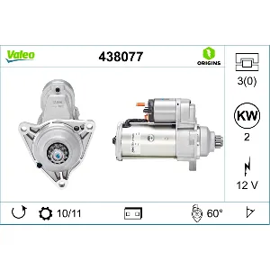 Starter VALEO VAL438077 IC-C10BEC